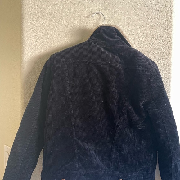 Wrangler Black Corduroy Sherpa Jacket (Size XS) - Picture 4 of 5